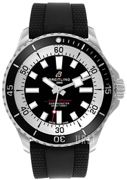 Breitling Superocean Automatic 42 Svart/Gummi Ø42 mm A17375211B1S1
