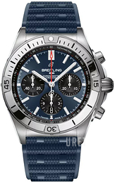 Breitling Chronomat B01 42 Blå/Gummi Ø42 mm AB0134101C1S1