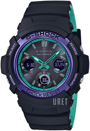 Casio G-Shock Svart/Resinplast Ø46.4 mm AWG-M100SBL-1AER