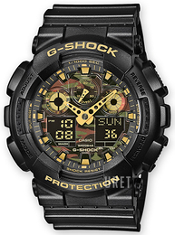 Casio G-Shock Flerfärgad/Resinplast Ø51 mm GA-100CF-1A9ER