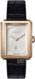 Chanel Premiere Silverfärgad/Läder H4313