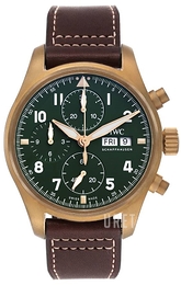 IWC Pilots Spitfire Grön/Läder Ø41 mm IW387902