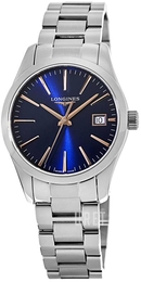 Longines Conquest Classic Blå/Stål Ø34 mm L2.386.4.92.6