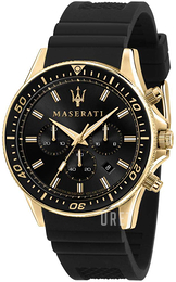 Maserati Sfida Svart/Gummi Ø44 mm R8871640001