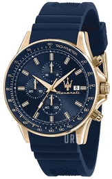 Maserati Sfida Blå/Gummi Ø44 mm R8871640004