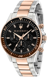 Maserati Sfida Svart/Roséguldstonat stål Ø44 mm R8873640009