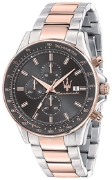 Maserati Sfida Svart/Roséguldstonat stål Ø44 mm R8873640014