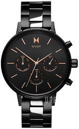 MVMT Nova Svart/Stål Ø38 mm FC01-BL