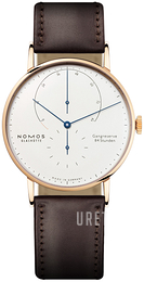 Nomos Glashütte Lambda Vit/Läder Ø42 mm N-932