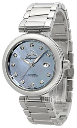 Omega De Ville Ladymatic Co-Axial 34mm Blå/Stål Ø34 mm 425.30.34.20.57.003