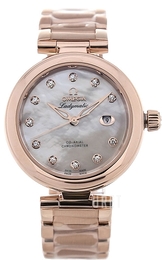 Omega De Ville Ladymatic Co-Axial 34mm Vit/18 karat roséguld Ø34 mm 425.60.34.20.55.004
