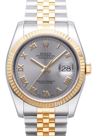 116233-0204 Rolex Datejust Gold/Steel 